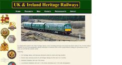 Desktop Screenshot of heritage-railways.com